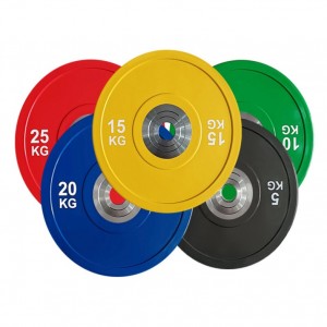 Bumper Plate Olympic Weight Plate, Bumper Weight Plate, Steel Insert, Kusog nga Pagbansay