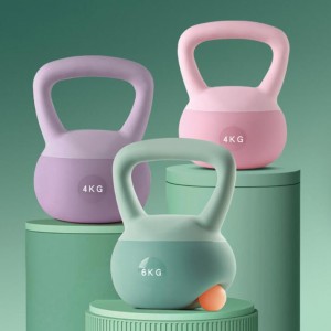 HOME USE PVC SOFT KETTLEBELL FOR STRENGTH TRAINING