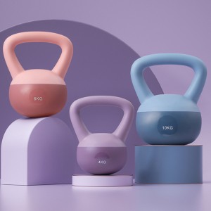 HOME USE PVC SOFT KETTLEBELL FOR STRENGTH TRAINING