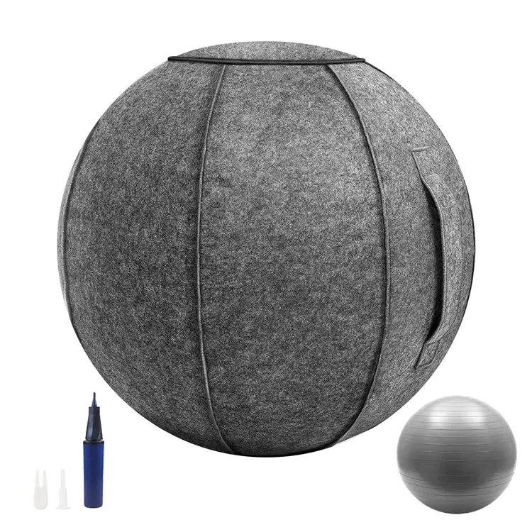 Fabric-Covered PV Gym Ball: A Stylish Workout Companion