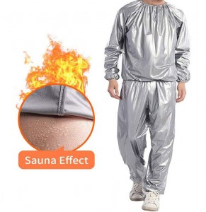 減量のための熱い販売のカスタマイズされた PVC サウナ スウェット スーツ